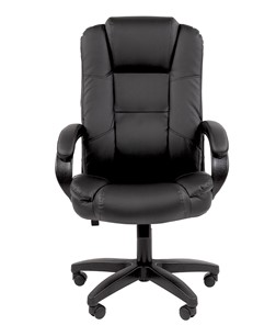 Офисное кресло CHAIRMAN 600 LT экокожа черная в Копейске - предосмотр 1
