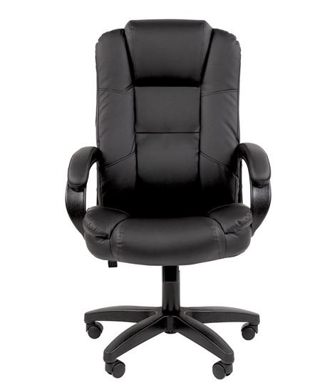 Офисное кресло CHAIRMAN 600 LT экокожа черная в Копейске - изображение 1