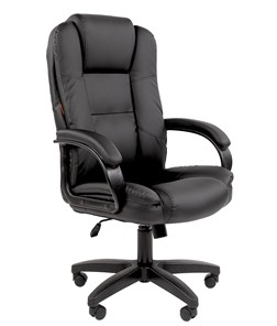 Офисное кресло CHAIRMAN 600 LT экокожа черная в Копейске - предосмотр