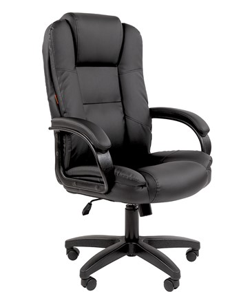 Офисное кресло CHAIRMAN 600 LT экокожа черная в Копейске - изображение