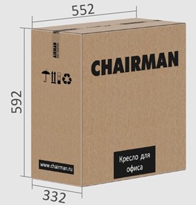 Офисное кресло CHAIRMAN 651 ЭКО черное в Магнитогорске - предосмотр 4