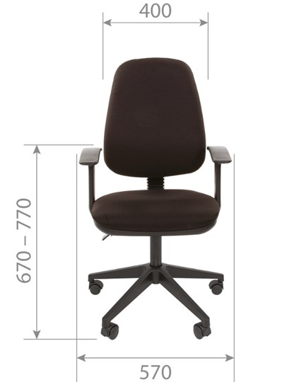 Кресло CHAIRMAN 661 Ткань стандарт 15-13 серая в Магнитогорске - изображение 3