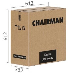 Кресло компьютерное CHAIRMAN 661 Ткань стандарт 15-21 черная в Миассе - предосмотр 5