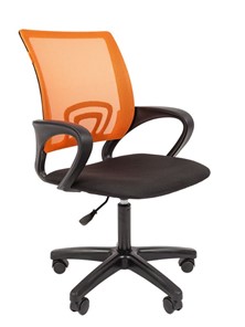 Кресло CHAIRMAN 696 black LT, оранжевый в Златоусте