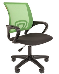 Компьютерное кресло CHAIRMAN 696 black LT, зеленое в Копейске