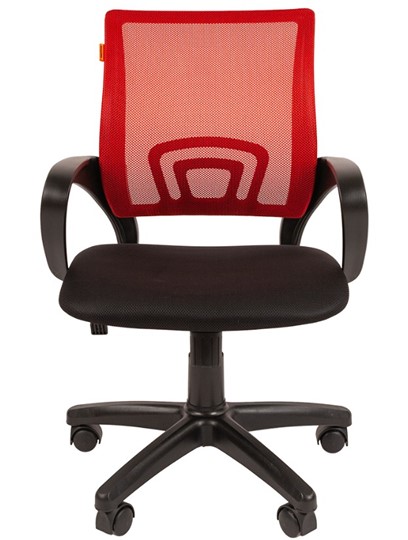 Офисное кресло CHAIRMAN 696 black Сетчатый акрил DW69 красный в Магнитогорске - изображение 4