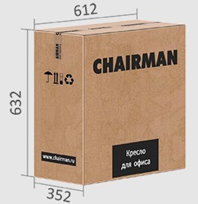 Офисное кресло CHAIRMAN 698 black TW, ткань, цвет оранжевый в Челябинске - предосмотр 5