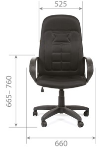 Офисное кресло CHAIRMAN 727 TW 11, цвет черный в Миассе - предосмотр 4