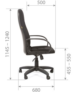 Офисное кресло CHAIRMAN 727 TW 11, цвет черный в Миассе - предосмотр 5