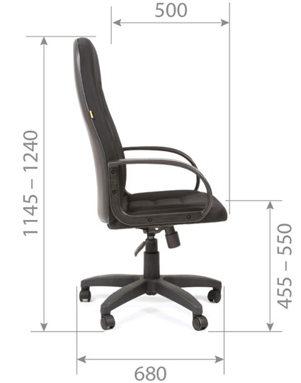 Компьютерное кресло CHAIRMAN 727 TW 12, цвет серый в Магнитогорске - изображение 5