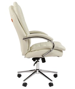 Офисное кресло CHAIRMAN 795 экокожа, цвет белый в Челябинске - предосмотр 2