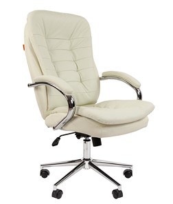 Офисное кресло CHAIRMAN 795 экокожа, цвет белый в Копейске - предосмотр