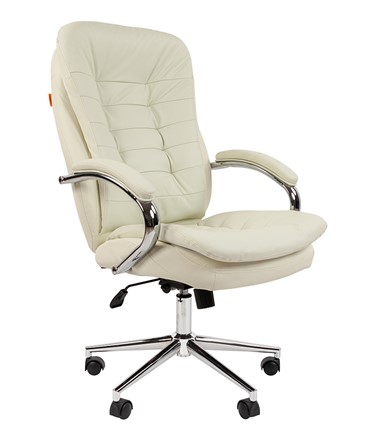 Офисное кресло CHAIRMAN 795 экокожа, цвет белый в Копейске - изображение