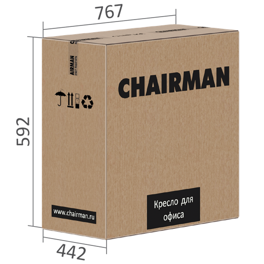 Кресло CHAIRMAN 950V LT Экокожа черная в Копейске - изображение 5
