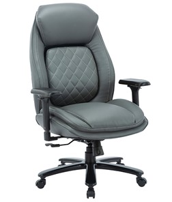 Офисное кресло CHAIRMAN CH403, серый, эко кожа в Миассе