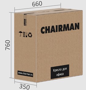 Кресло CHAIRMAN CH415 эко кожа серая в Челябинске - предосмотр 5