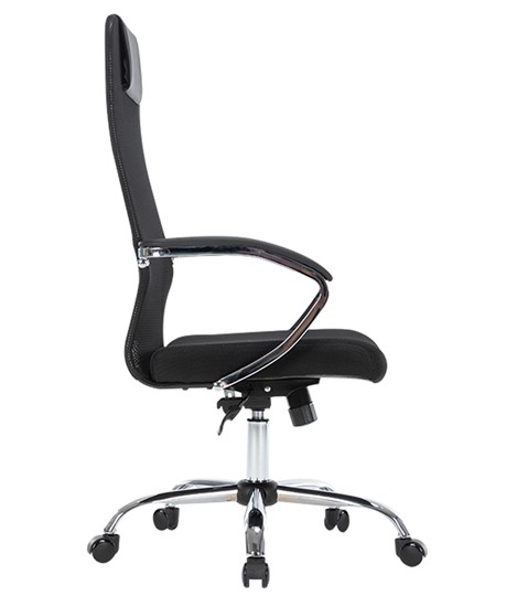 Кресло компьютерное CHAIRMAN CH612 Сетчатый акрил / Ткань стандарт / Экокожа, черный в Челябинске - изображение 2
