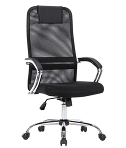 Кресло компьютерное CHAIRMAN CH612 Сетчатый акрил / Ткань стандарт / Экокожа, черный в Магнитогорске