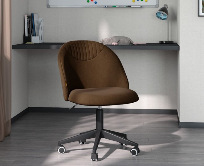 Кресло офисное CHAIRMAN HOME 119, коричневое в Миассе - изображение 5