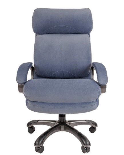 Кресло CHAIRMAN HOME 505, велюр голубое в Миассе - изображение 3