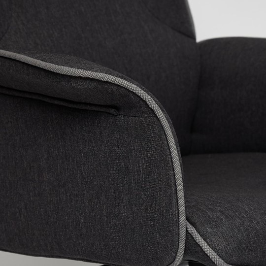 Кресло компьютерное CHARM ткань, серый/серый, F68/C27 арт.13246 в Миассе - изображение 7