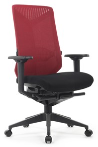 Кресло офисное Design CX1368М, Красный в Челябинске