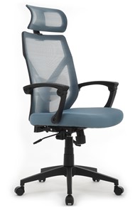 Кресло компьютерное Design OLIVER W-203 AC, Синий в Миассе
