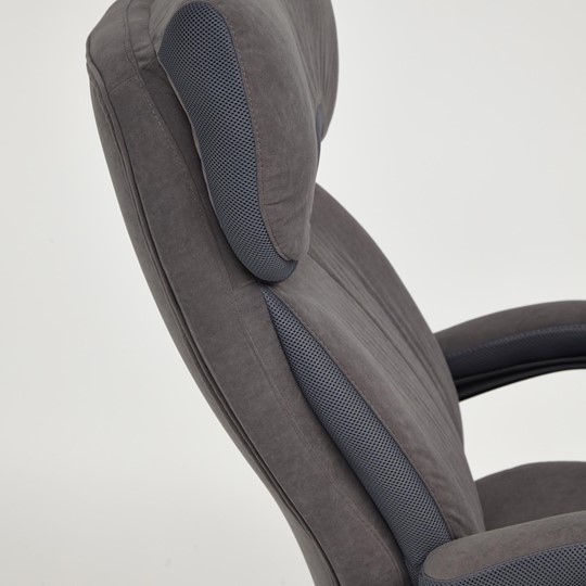 Офисное кресло DUKE флок/ткань, серый/серый, 29/TW-12 арт.14039 в Челябинске - изображение 10