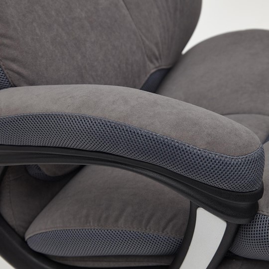Офисное кресло DUKE флок/ткань, серый/серый, 29/TW-12 арт.14039 в Миассе - изображение 12