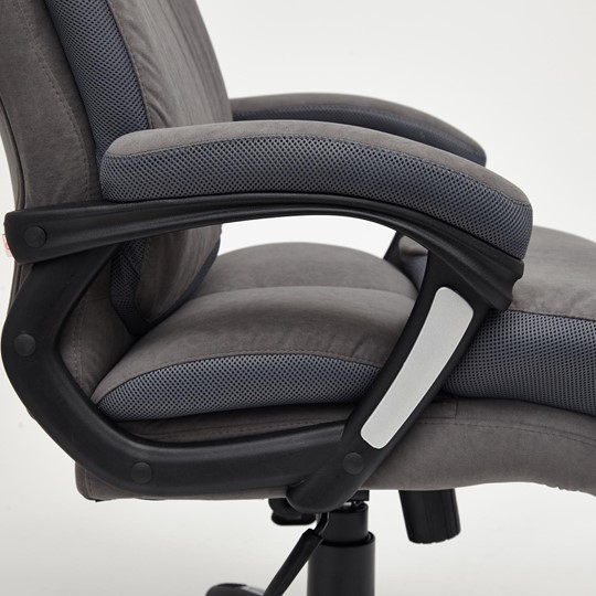 Офисное кресло DUKE флок/ткань, серый/серый, 29/TW-12 арт.14039 в Магнитогорске - изображение 22