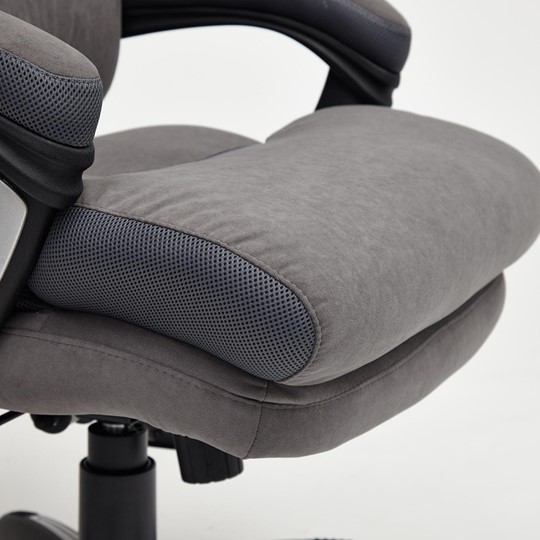 Офисное кресло DUKE флок/ткань, серый/серый, 29/TW-12 арт.14039 в Миассе - изображение 23