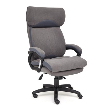 Офисное кресло DUKE флок/ткань, серый/серый, 29/TW-12 арт.14039 в Магнитогорске - изображение