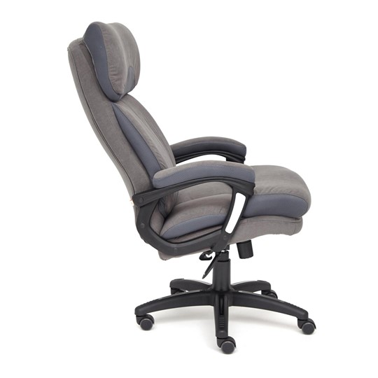 Офисное кресло DUKE флок/ткань, серый/серый, 29/TW-12 арт.14039 в Магнитогорске - изображение 8