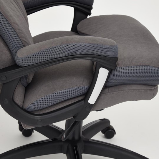Офисное кресло DUKE флок/ткань, серый/серый, 29/TW-12 арт.14039 в Миассе - изображение 9