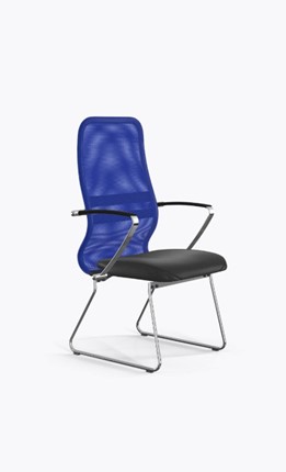 Кресло офисное Ergolife Sit 8 B2-9K - X1+Extra (Синий-Черный) в Златоусте - изображение
