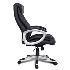 Компьютерное кресло из натуральной кожи BRABIX "Grand EX-500", черное, 530861 в Челябинске - предосмотр 2