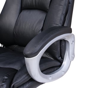 Компьютерное кресло из натуральной кожи BRABIX "Grand EX-500", черное, 530861 в Челябинске - предосмотр 4