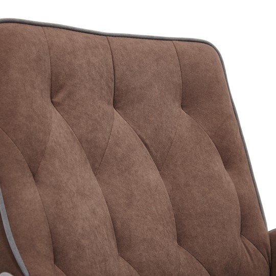 Офисное кресло MADRID флок, коричневый, 6 арт.13944 в Челябинске - изображение 9