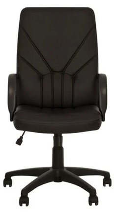 Кресло MANAGER (PL64) экокожа ECO-30, черная в Миассе - изображение