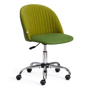 Кресло компьютерное MELODY флок/экошерсть, олива/зеленый, арт.17193 в Миассе
