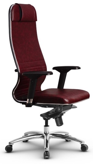 Кресло офисное Metta L 1m 38K2/4D мультиблок, нижняя часть 17838 бордовый в Миассе - изображение 1
