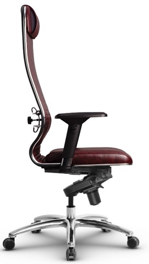 Кресло офисное Metta L 1m 38K2/4D мультиблок, нижняя часть 17838 бордовый в Миассе - изображение 2