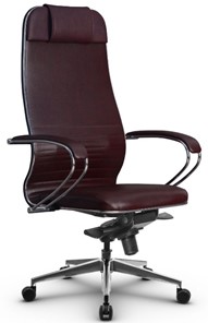 Кресло офисное Metta L 1m 38K2/K мультиблок, нижняя часть 17839 бордовый в Магнитогорске