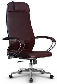 Кресло офисное Metta L 1m 38K2/K топган, нижняя часть 17834 бордовый в Миассе