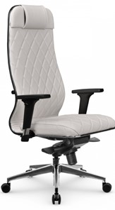 Кресло офисное Мetta L 1m 40M/2D Infinity Easy Clean (MPES) мультиблок, нижняя часть 17838 белый в Челябинске