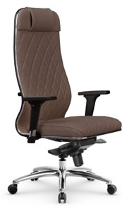 Кресло офисное Мetta L 1m 40M/2D Infinity Easy Clean (MPES) мультиблок, нижняя часть 17838 коричневый в Челябинске