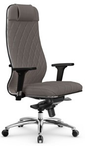 Кресло офисное Мetta L 1m 40M/2D Infinity Easy Clean (MPES) мультиблок, нижняя часть 17838 серый в Челябинске