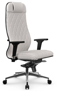 Кресло офисное Мetta L 1m 40M/2D Infinity Easy Clean (MPES) мультиблок, нижняя часть 17839 белый в Челябинске
