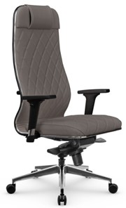 Кресло офисное Мetta L 1m 40M/2D Infinity Easy Clean (MPES) мультиблок, нижняя часть 17839 серый в Челябинске