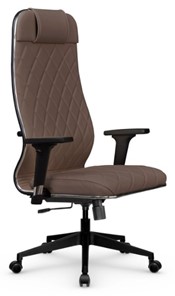 Кресло офисное Мetta L 1m 40M/2D Infinity Easy Clean (MPES) топган, нижняя часть 17832 светло-коричневый в Челябинске